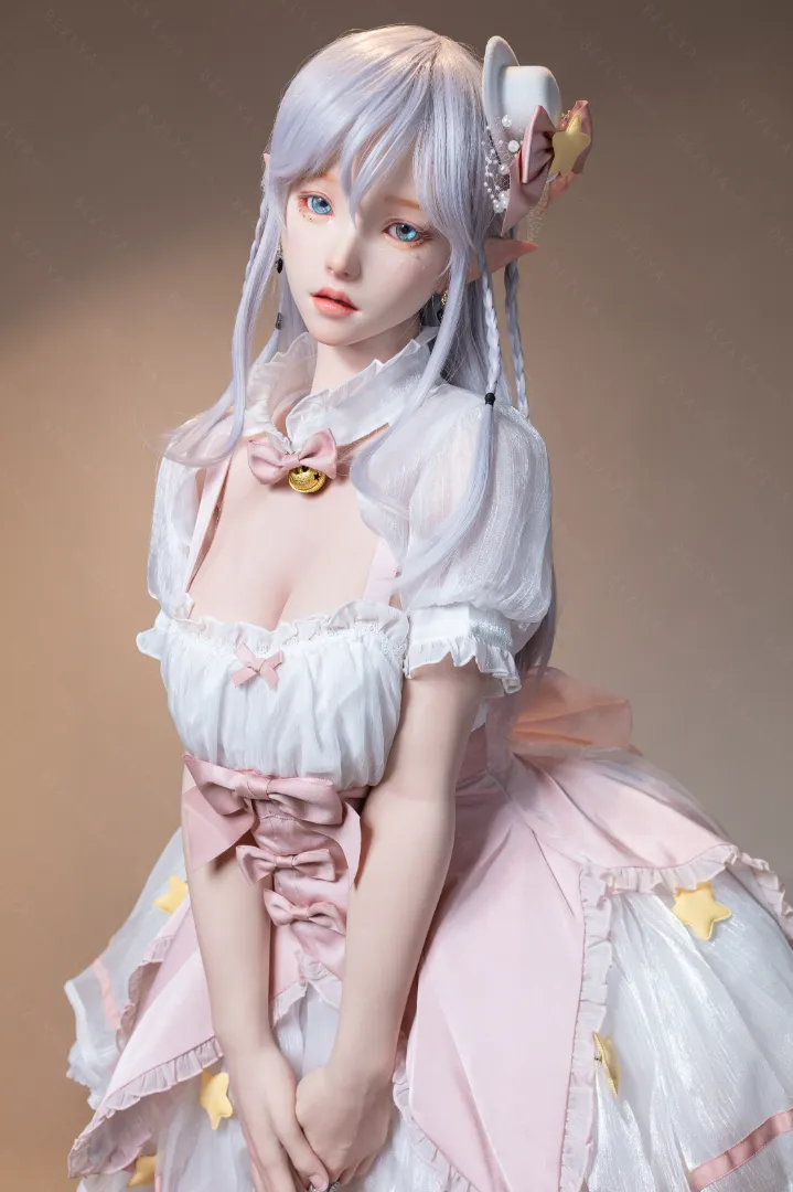155cm (5ft1) E CUP Lightweight Silicone Sex Doll, Movable Jaw Head Calla